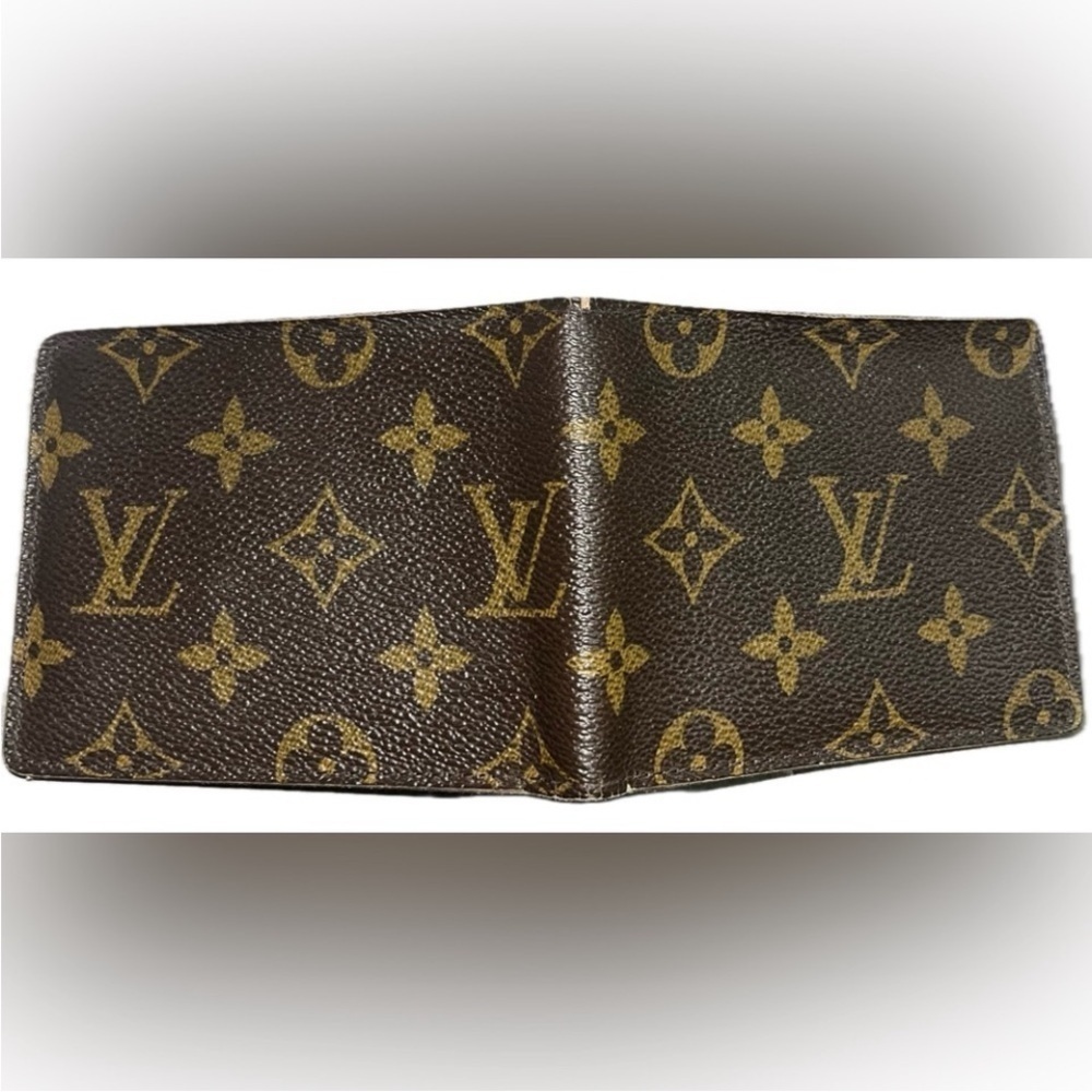 Louis Vuitton Brown Canvas Monogram LV Men's Bifold Wallet - Picture 5 of 15